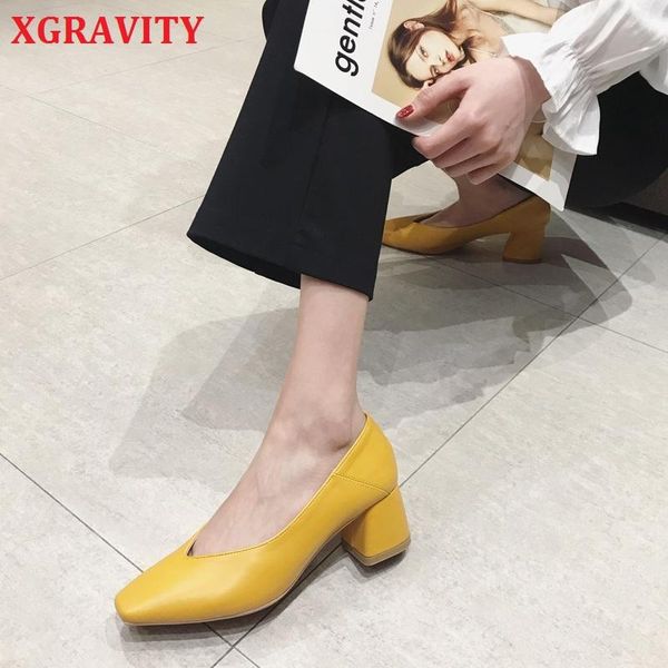 dress shoes xgravity 2021 square toe fashion chunky heel v cut pumps women evening elegant vintage high heels a218, Black
dress shoes xgravity 2021 square toe fashion chunky heel v cut pumps women evening elegant vintage high heels a218, Black