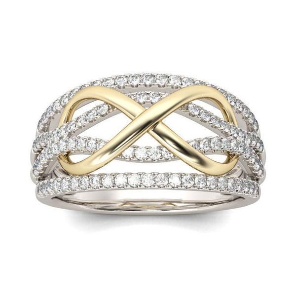 wedding rings trendy design twist cubic zirconia silver color for women two tone ring engagement promise jewelry gifts, Slivery;golden
wedding rings trendy design twist cubic zirconia silver color for women two tone ring engagement promise jewelry gifts, Slivery;golden