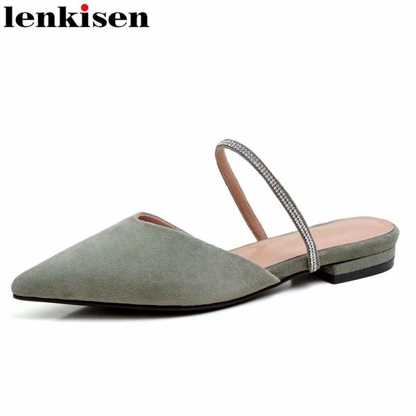 dress shoes lenkisen 2021 sheep suede fashion pointed toe low square heels rhinestones slip on office lady daily wear pumps l69, Black
dress shoes lenkisen 2021 sheep suede fashion pointed toe low square heels rhinestones slip on office lady daily wear pumps l69, Black