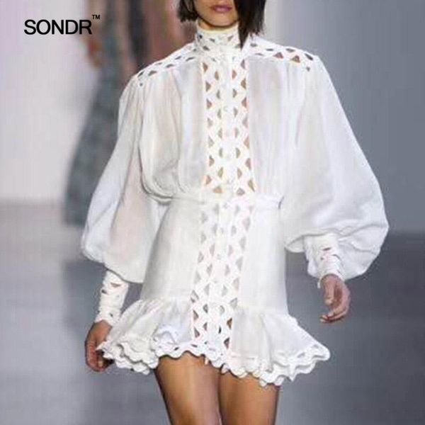 casual dresses sondr bodycon dress female lantern long sleeve high waist hollow out ruffle hem shirt women 2021 spring fashion, Black;gray
casual dresses sondr bodycon dress female lantern long sleeve high waist hollow out ruffle hem shirt women 2021 spring fashion, Black;gray