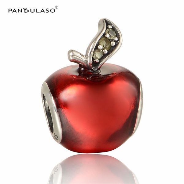100% 925 sterling silver jewelry charms beads fit original silver charm bracelet & choker red apple bead women diy jewelry q0531, Black
100% 925 sterling silver jewelry charms beads fit original silver charm bracelet & choker red apple bead women diy jewelry q0531, Black
