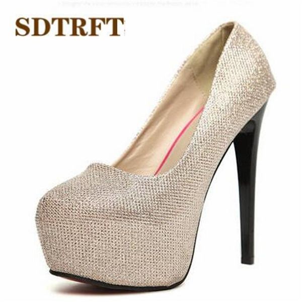 dress shoes sdtrft zapatos mujer spring 2021 round toe stilettos 14cm thin high-heeled platform woman sequins party pumps, Black
dress shoes sdtrft zapatos mujer spring 2021 round toe stilettos 14cm thin high-heeled platform woman sequins party pumps, Black