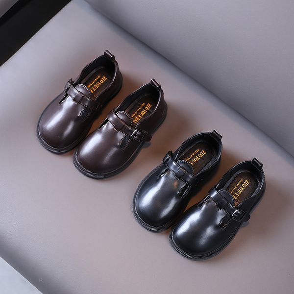 children's shoes 2021 spring new girl leather shoes soft bottom comfort student shoes performance single, Black;red
children's shoes 2021 spring new girl leather shoes soft bottom comfort student shoes performance single, Black;red