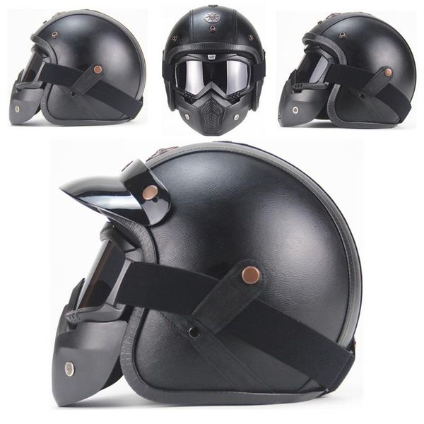 pu leather helmets 3/4 motorcycle chopper bike helmet open face vintage motorcycle helmet
pu leather helmets 3/4 motorcycle chopper bike helmet open face vintage motorcycle helmet