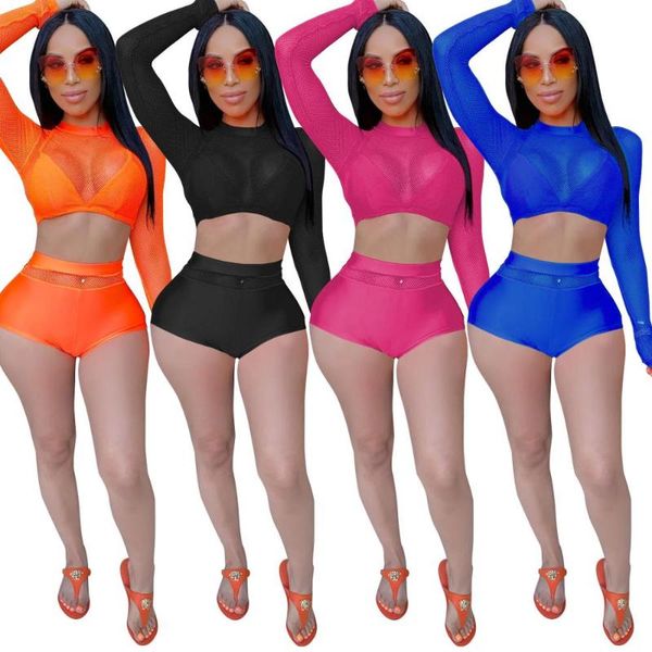 dpsde 2021 summer women fashion club party style sets long sleeve round neck ealstic short pants two piece sets, Gray
dpsde 2021 summer women fashion club party style sets long sleeve round neck ealstic short pants two piece sets, Gray
