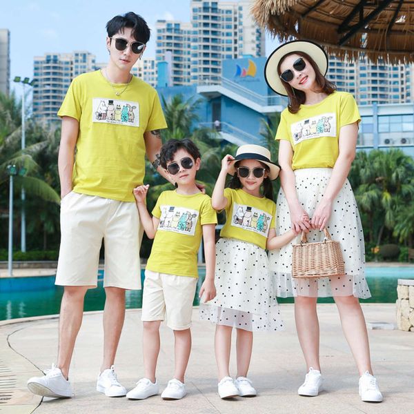 parent-child summer family three four fashion red suit women's drs two piece net skirt, Blue
parent-child summer family three four fashion red suit women's drs two piece net skirt, Blue