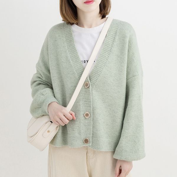 2021 new women's autumn spring sweaters korean style single breasted solid cardigans female knitted deep v neck casual outwear lgkl, White;black
2021 new women's autumn spring sweaters korean style single breasted solid cardigans female knitted deep v neck casual outwear lgkl, White;black