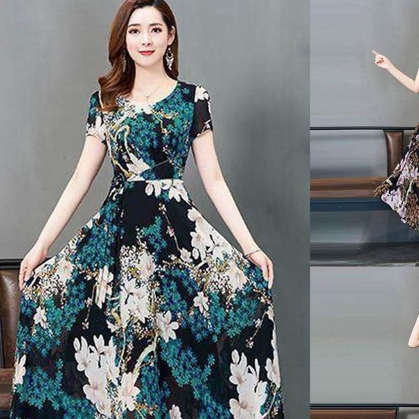 womens fashion casual o neck short sleeved printing slim a line dress retro mysterious and generous 50 drop shipping, Black;gray
womens fashion casual o neck short sleeved printing slim a line dress retro mysterious and generous 50 drop shipping, Black;gray