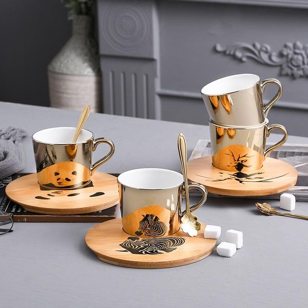 creative electroplating mirror reflector ceramic reflections cup custom plate teacup coffee cup dish
creative electroplating mirror reflector ceramic reflections cup custom plate teacup coffee cup dish