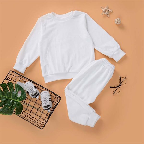 kids boys girls white tracksuits autumn children clothes sets solid color round neck sweatshirt joggers pants sportswear 2 7y
kids boys girls white tracksuits autumn children clothes sets solid color round neck sweatshirt joggers pants sportswear 2 7y