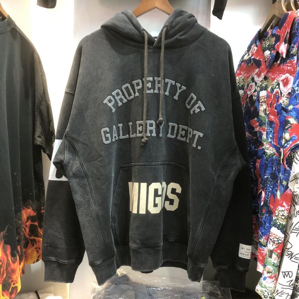 street fashion dept autumn and winter tide brand galery foam printing men's personalized old loose plush sweater coat, Black
street fashion dept autumn and winter tide brand galery foam printing men's personalized old loose plush sweater coat, Black