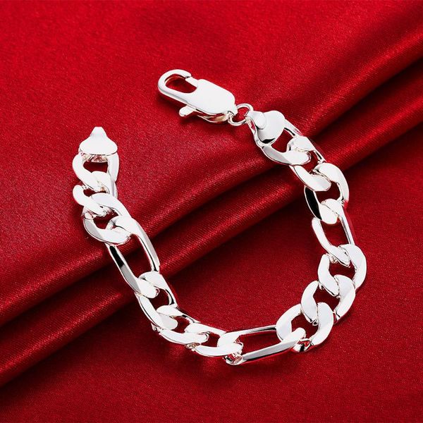 other bracelets wholesale 925 sterling silver beautiful wedding women mens 4-12mm size flat chain bracelet fashion classic jewe, Golden;silver
other bracelets wholesale 925 sterling silver beautiful wedding women mens 4-12mm size flat chain bracelet fashion classic jewe, Golden;silver