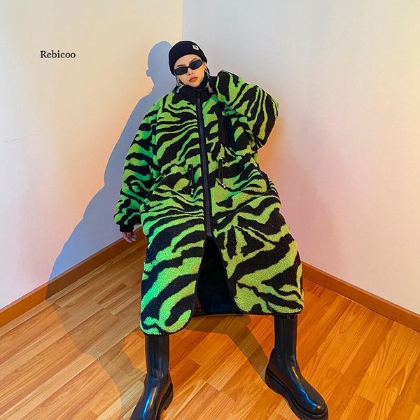 women's fur & faux winter women teddy bear coat thick warm oversized long zebra color loose womens jacket, Black
women's fur & faux winter women teddy bear coat thick warm oversized long zebra color loose womens jacket, Black