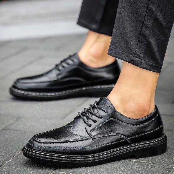 dress shoes 2021 autumn men loafers business breathable casual comfortable pu leather outdoor waterproof non-slip men's, Black
dress shoes 2021 autumn men loafers business breathable casual comfortable pu leather outdoor waterproof non-slip men's, Black