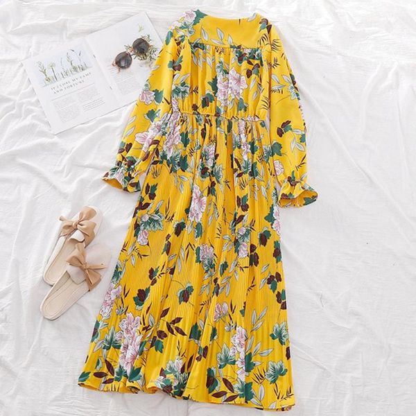 casual dresses 2021 summer printed floral dress fashion loose long sleeve v neck elegant women skirt date, Black;gray
casual dresses 2021 summer printed floral dress fashion loose long sleeve v neck elegant women skirt date, Black;gray