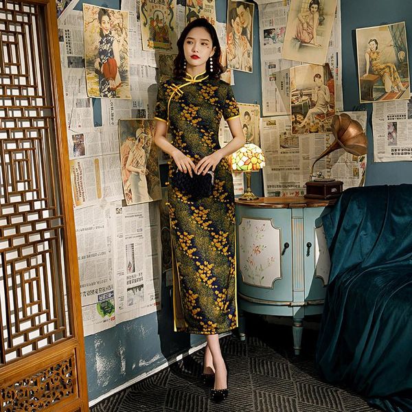 ethnic clothing ladies vintage cheongsam dresses elegant mandarin collar qipao chinese traditional for women plus size s-4xl, Red
ethnic clothing ladies vintage cheongsam dresses elegant mandarin collar qipao chinese traditional for women plus size s-4xl, Red