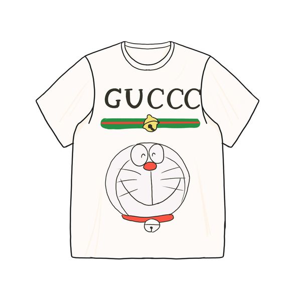 21 summer new embroidery doraemon print half sleeve cute age reducing dingdang cat short sleeve t-shirt for men and womenoulv0, White
21 summer new embroidery doraemon print half sleeve cute age reducing dingdang cat short sleeve t-shirt for men and womenoulv0, White