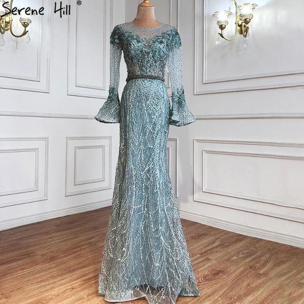 party dresses serene hill musliim blue mermaid evening gowns 2021 elegant beadrd luxury for women la71128, White;black 
party dresses serene hill musliim blue mermaid evening gowns 2021 elegant beadrd luxury for women la71128, White;black