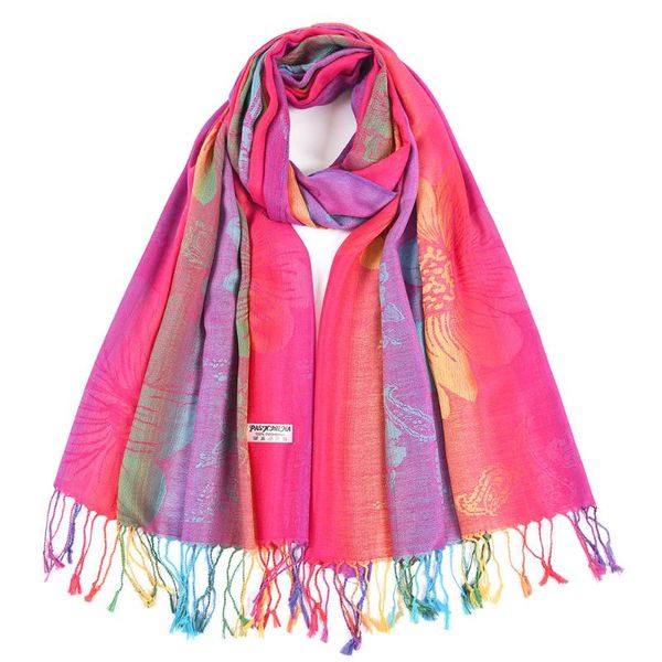 Womens New Retro Tassel Scarf Lady Cotton Twill Shawl Floral Winter Gradient Color Warm Scarves Female Jacquard Scarf Wraps, Blue;gray
Womens New Retro Tassel Scarf Lady Cotton Twill Shawl Floral Winter Gradient Color Warm Scarves Female Jacquard Scarf Wraps, Blue;gray
