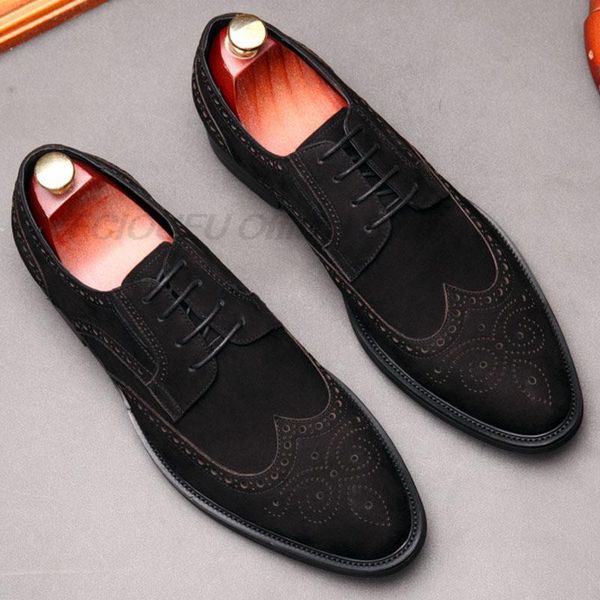 dress shoes men genuine leather office business wedding handmade black brown suede formal round head oxfords mens brogue q7mu
dress shoes men genuine leather office business wedding handmade black brown suede formal round head oxfords mens brogue q7mu