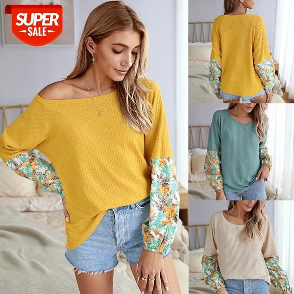 women knitting t-shirt autumn new long sleeves fashion casual loose splicing round neck streetwear sweatshirt pullover lady #8a36, White
women knitting t-shirt autumn new long sleeves fashion casual loose splicing round neck streetwear sweatshirt pullover lady #8a36, White