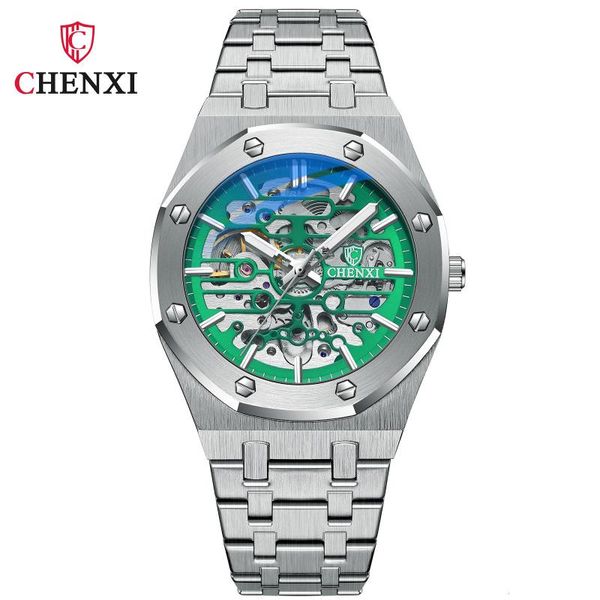 wristwatches green men's mechanical watches automatic selfwind big dial business casual wristwatch for male chenxi brand clock, Slivery;brown
wristwatches green men's mechanical watches automatic selfwind big dial business casual wristwatch for male chenxi brand clock, Slivery;brown