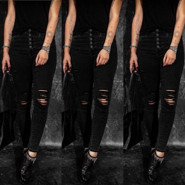 new black retro jeans for women fashion ripped denim potlead women's casual broek s-2xl drop shipping, Blue
new black retro jeans for women fashion ripped denim potlead women's casual broek s-2xl drop shipping, Blue