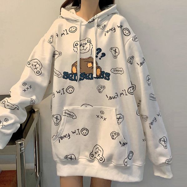 2021 autumn and winter new decapitated bear letter printed sweatshirt thickened college style casual hoodie women qipk, Black
2021 autumn and winter new decapitated bear letter printed sweatshirt thickened college style casual hoodie women qipk, Black