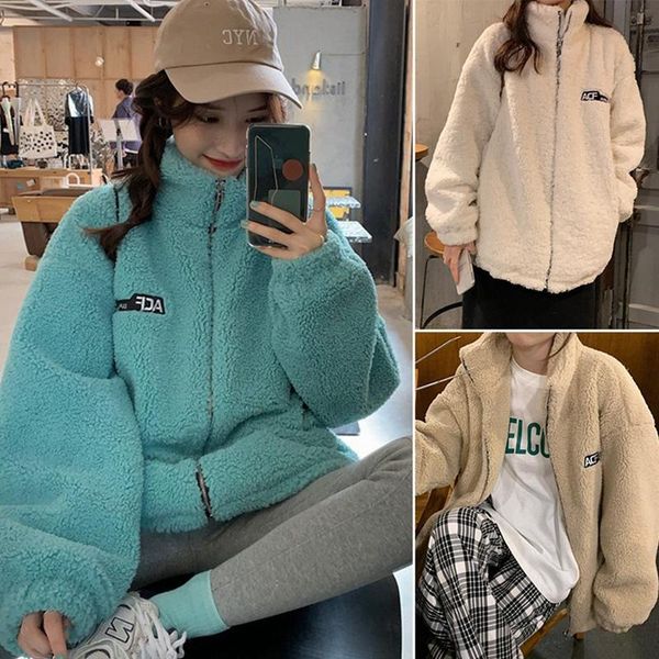 women's jackets kili loose stand-up collar winter warm long-sleeved plush jacket "acf", Black;brown
women's jackets kili loose stand-up collar winter warm long-sleeved plush jacket "acf", Black;brown