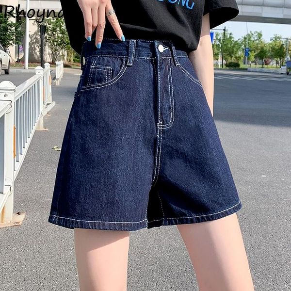 women's shorts wide leg women navy pockets vintage bottom loose summer all-match students simple trendy high waist ladies casual street, White;black
women's shorts wide leg women navy pockets vintage bottom loose summer all-match students simple trendy high waist ladies casual street, White;black