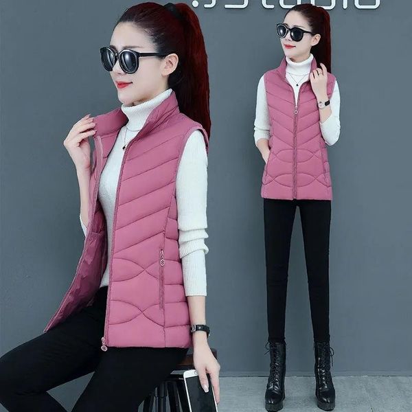 women's vests 2021autumn winter women jacket cotton vest female coat warm stand-up collar plus size waistcoat r1315, Black;white
women's vests 2021autumn winter women jacket cotton vest female coat warm stand-up collar plus size waistcoat r1315, Black;white