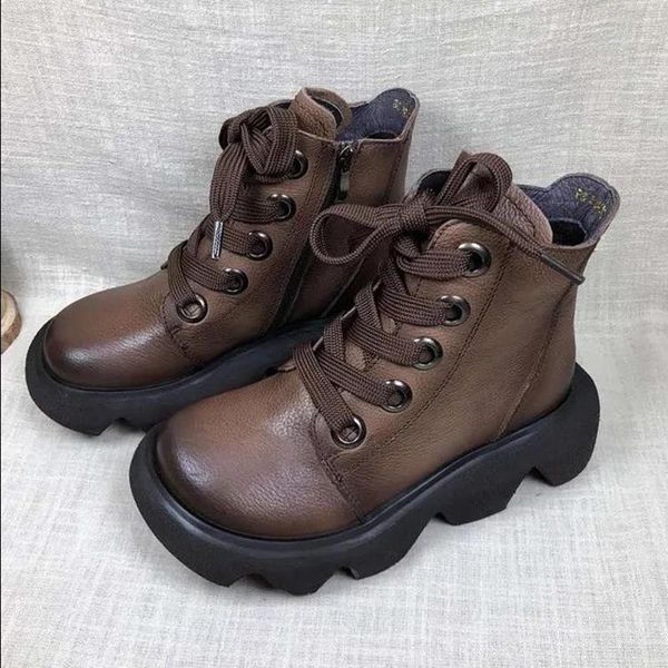 boots lucyever spring autumn platform motorcycle women thick bottom pu leather ankle woman vintage lace-up shoes botas, Black
boots lucyever spring autumn platform motorcycle women thick bottom pu leather ankle woman vintage lace-up shoes botas, Black
