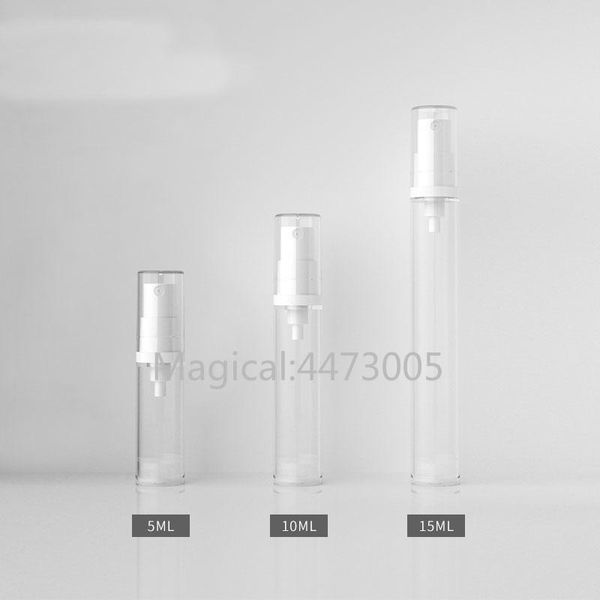 10/30/50pcs/lot 5/10/15ml plastic clear airless lotion pump bottle, diy empty airless vacuum foundation container
10/30/50pcs/lot 5/10/15ml plastic clear airless lotion pump bottle, diy empty airless vacuum foundation container