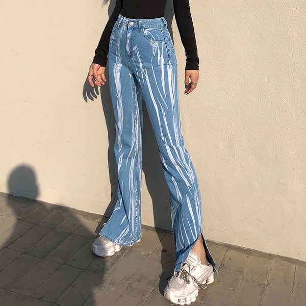 harajuku print blue jeans pants women casual straight long trousers ladies fashion high waist sweatpants streetwear, Black;white
harajuku print blue jeans pants women casual straight long trousers ladies fashion high waist sweatpants streetwear, Black;white