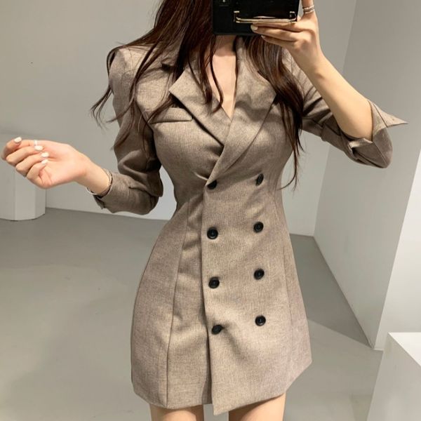 spring dresses 2021new female lapel temperament double breasted thin waist a-line business suit and short skirt kawaii kw4h, Black;gray
spring dresses 2021new female lapel temperament double breasted thin waist a-line business suit and short skirt kawaii kw4h, Black;gray