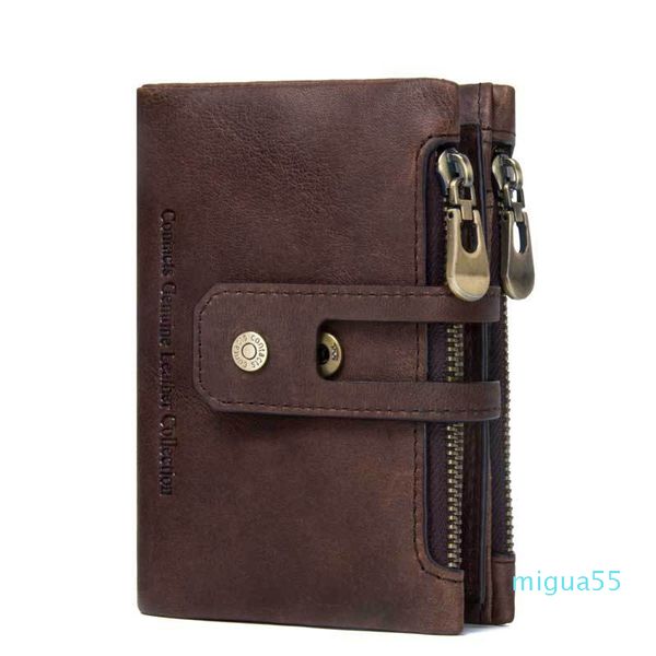 men's wallet cowhide double zipper buckle retro coin bag short solid color, Red;black
men's wallet cowhide double zipper buckle retro coin bag short solid color, Red;black