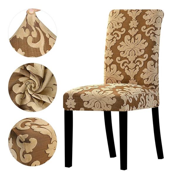 chair covers jacquard dining cover spandex restaurant elastic suitable for wedding el banquet
chair covers jacquard dining cover spandex restaurant elastic suitable for wedding el banquet
