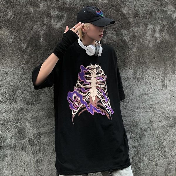 men's t-shirts skull print men women graphic t shirt summer punk tshirt korean style tee hip hop short sleeve japanese harajuku horror, White;black
men's t-shirts skull print men women graphic t shirt summer punk tshirt korean style tee hip hop short sleeve japanese harajuku horror, White;black