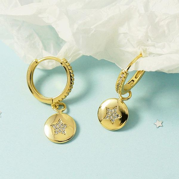 hoop & huggie 925 sterling silver geometric irregular disc pendant earrings for women personality party jewelry, Golden;silver
hoop & huggie 925 sterling silver geometric irregular disc pendant earrings for women personality party jewelry, Golden;silver