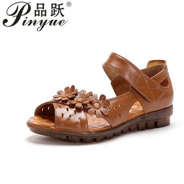 cowhide female flat sandals women genuine leather sandals for mother summer beach shoes hook-loop ladies casual shoes, Black
cowhide female flat sandals women genuine leather sandals for mother summer beach shoes hook-loop ladies casual shoes, Black
