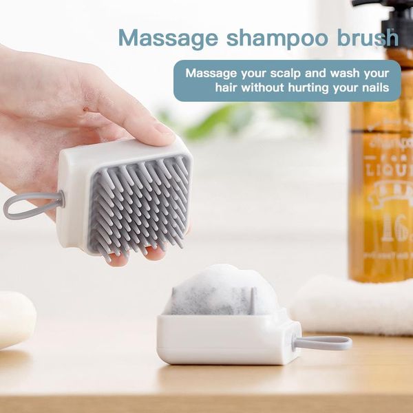 hair brushes silicone head massager body scalp massage brush comb shampoo washing hairdressing styling tools, Silver
hair brushes silicone head massager body scalp massage brush comb shampoo washing hairdressing styling tools, Silver