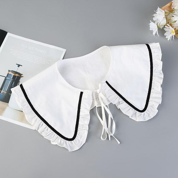 bow ties women shirt detachable collars shawl false collar neckwear half faux col female scarf nep kraagie femme, Black;gray
bow ties women shirt detachable collars shawl false collar neckwear half faux col female scarf nep kraagie femme, Black;gray
