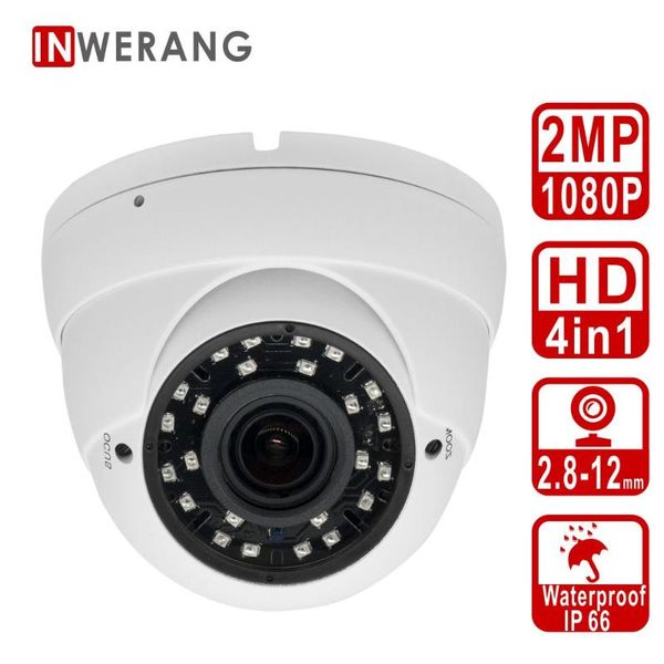 cameras inwerang hd 2mp 4in1 dome security camera, 2.8-12mm varifocal lens ourdoor/indoor 100ft ir distance, ip66 day&night vision
cameras inwerang hd 2mp 4in1 dome security camera, 2.8-12mm varifocal lens ourdoor/indoor 100ft ir distance, ip66 day&night vision
