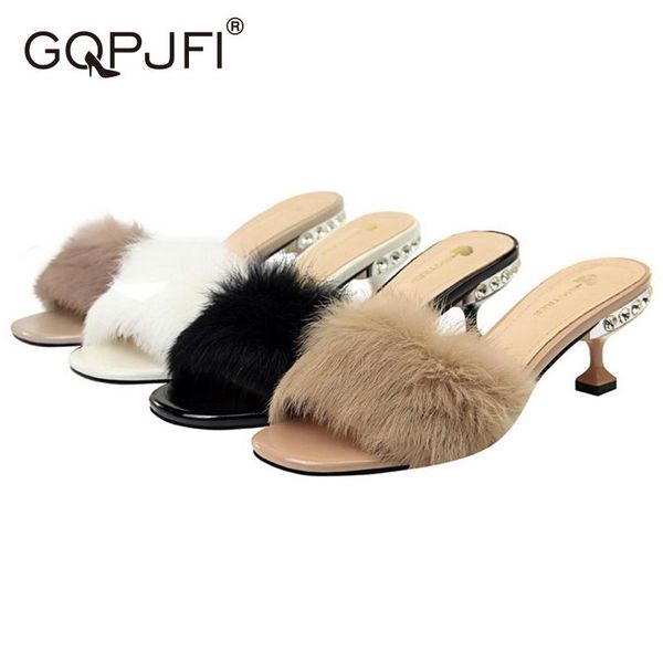 slippers women's feather thin high heels fur slipperscute winter warm slipperspeep toe ms. muellershallow mouth slippershigh-heeled sli, Black
slippers women's feather thin high heels fur slipperscute winter warm slipperspeep toe ms. muellershallow mouth slippershigh-heeled sli, Black