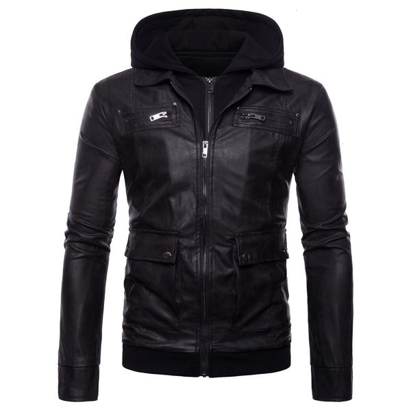 fashion men's clothing large size men's hooded leather jacket leather jacket plus size 3xl 4xl 5xl coats, Black
fashion men's clothing large size men's hooded leather jacket leather jacket plus size 3xl 4xl 5xl coats, Black