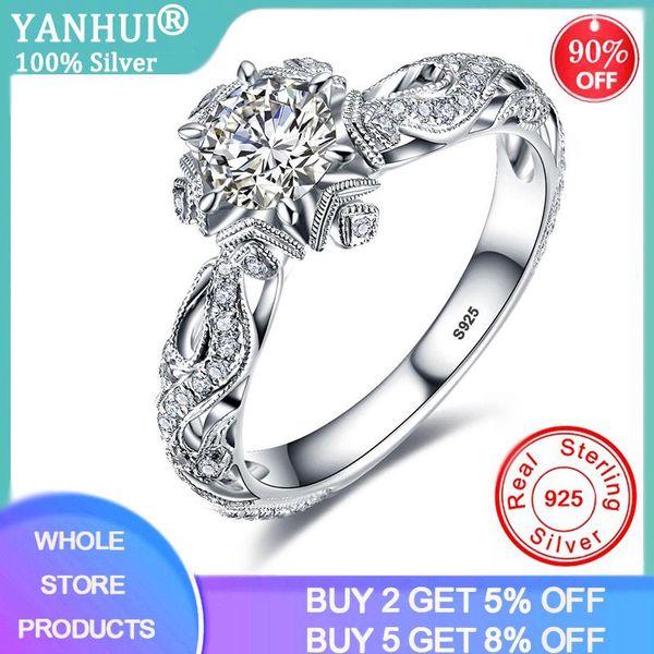 cluster rings yanhui design hollow flower pattern finger for women 925 sterling silver zirconia diamond wedding, Golden;silver
cluster rings yanhui design hollow flower pattern finger for women 925 sterling silver zirconia diamond wedding, Golden;silver
