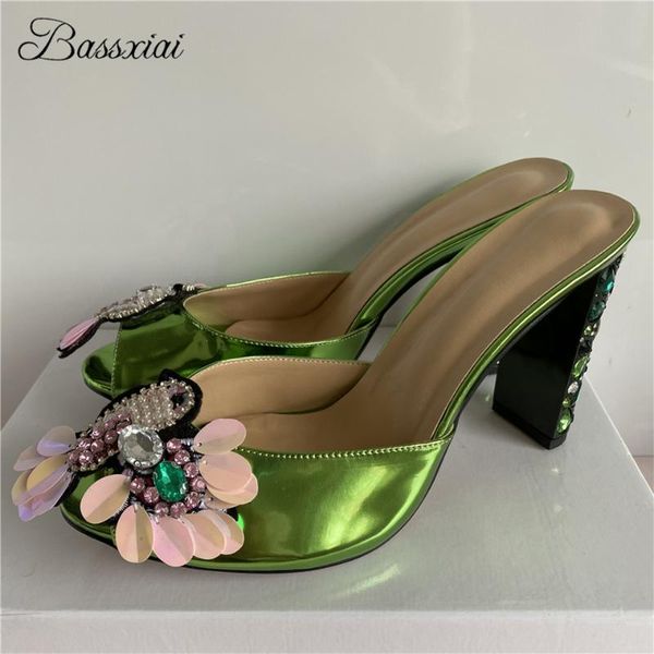 bling sequins bird-shaped flower sandals women diamond high heels peep toe slingbacks patent leather summer mules lady, Black
bling sequins bird-shaped flower sandals women diamond high heels peep toe slingbacks patent leather summer mules lady, Black