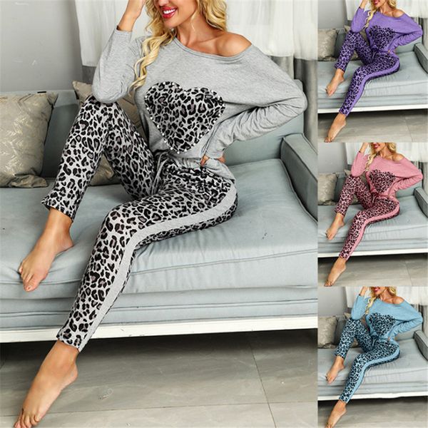 spring womens tracksuits leopard o neck long sleeve womens two pieces sets casual ladies 2pcs outfits, Gray
spring womens tracksuits leopard o neck long sleeve womens two pieces sets casual ladies 2pcs outfits, Gray