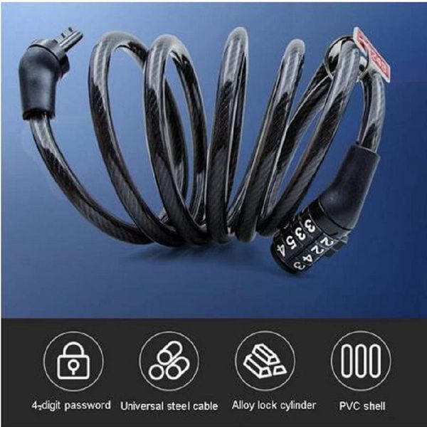 bike locks lock 4 digit code combination bicycle security steel cable chain equipment mtb anti-theft
bike locks lock 4 digit code combination bicycle security steel cable chain equipment mtb anti-theft