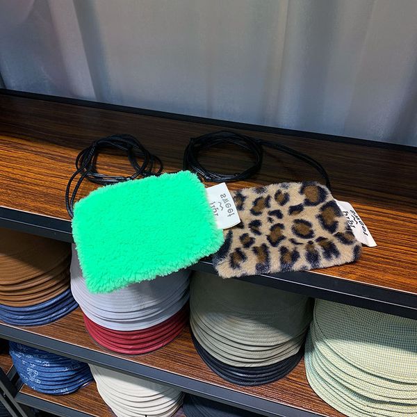 fluorescent green mini design candy cute leopard print 21 new plush handbag female messenger bag
fluorescent green mini design candy cute leopard print 21 new plush handbag female messenger bag